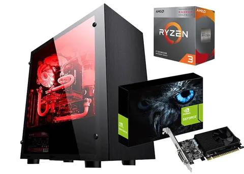 KOMPUTER DO GIER AMD RYZEN GEFORCE 8GB DYSK 500