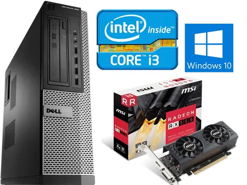PC DO GRANIA DELL CORE I3 RADEON 4GB SSD 240GB