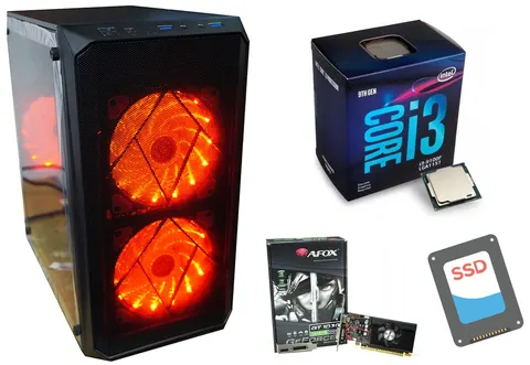 PC DO GIER CORE I3 GEFORCE GT1030 SSD 8GB RAM