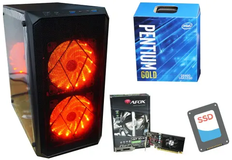KOMPUTER DO GRY 4x4 GHZ GEFORCE GT1030 SSD 8GB