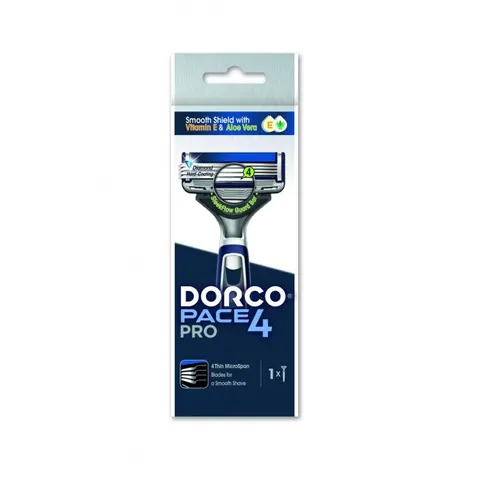 DORCO MEN PACE PRO 4 Jednorazowa maszynka do golenia dla mężczyzn, 1 szt