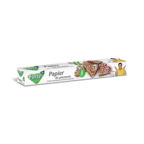 FORTE+ Papier do pieczenia BOX, 8 m