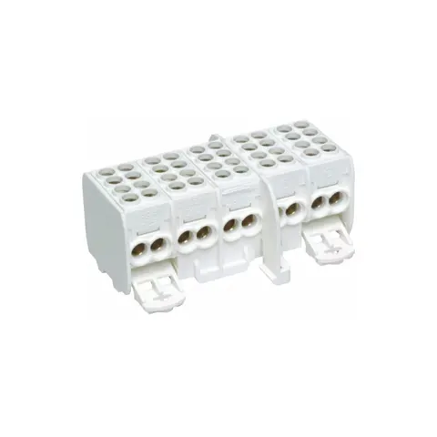 Zaciski rozgałęźne 5-polowe 2x25/2x16mm2