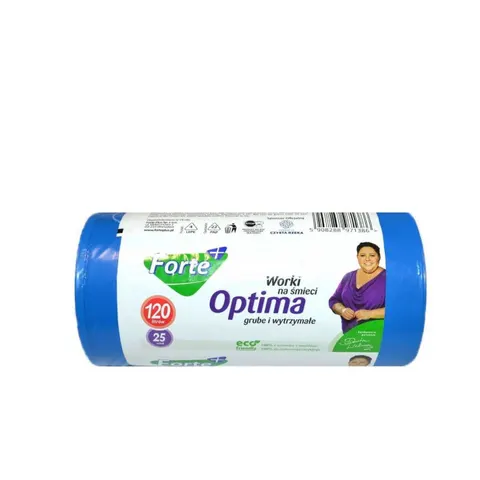 CLEANOVA PRO OPTIMA Worki na śmieci NIEBIESKIE 120 l, 25 szt