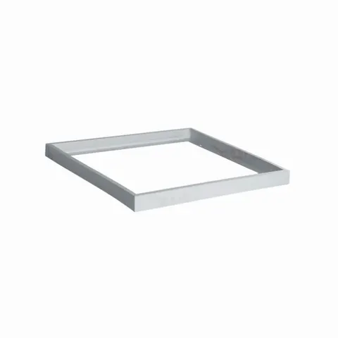 Ramka do panelu LED zatrzaskowa, aluminiowa, biała