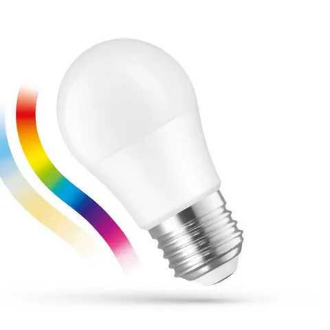 Żarówka LED 5W E-27 230V RGBW+CCT+DIMM Wi-Fi/Bt Spectrum SMART