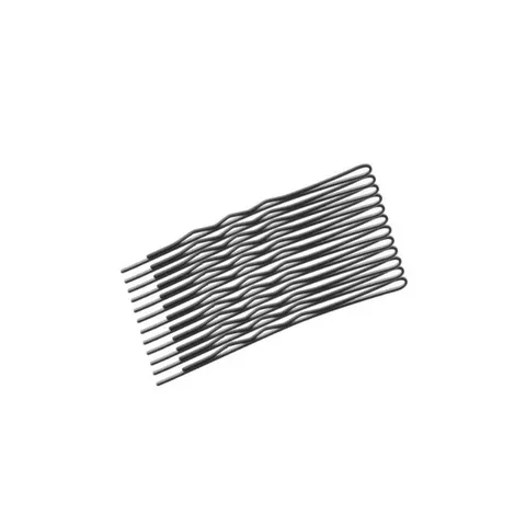 IZA Wsuwki do włosów CZARNE 6cm, 12 szt