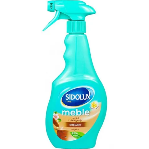 SIDOLUX M Płyn do czyszczenia wszystkich rodzai mebli MIGDAŁ, 400 ml SPRAY