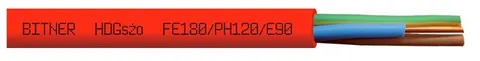 Przewód ognioodporny HDGs 3x1,5 żo FE180/PH120 E90 300/500V bezhalogenowy, elektroenergetyczny; B52051 BITNER