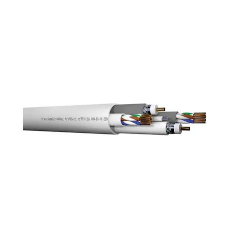 Przewód multimedialny 2x680CU, 2xUTP5e, 1xFTTH2J, MULTIKABEL, bęben 350m; ELPIO