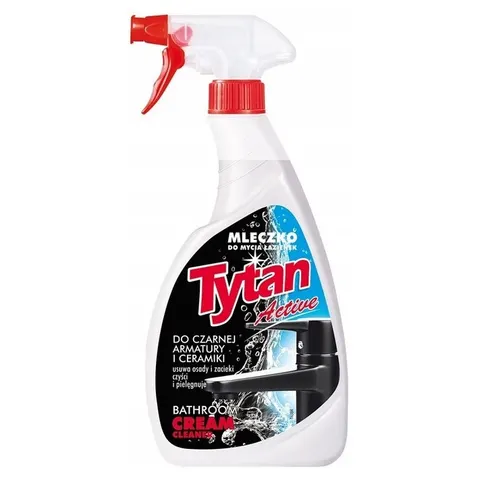 TYTAN Mleczko do mycia łazienki i CZARNEJ ARMATURY, 500 g