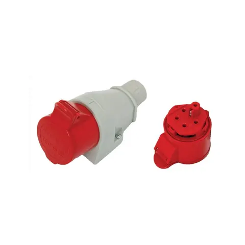Gniazdo izolacyjne stałe 32A 400V 5P IP44, zaciski śrubowe, GS325; 127 TAREL