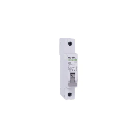 Wyłącznik nadprądowy typu slim 6 kA, charakterystyka B, 20 A, 1-biegunowy; Ex9B40J 1P B20, NOARK ELECTRIC