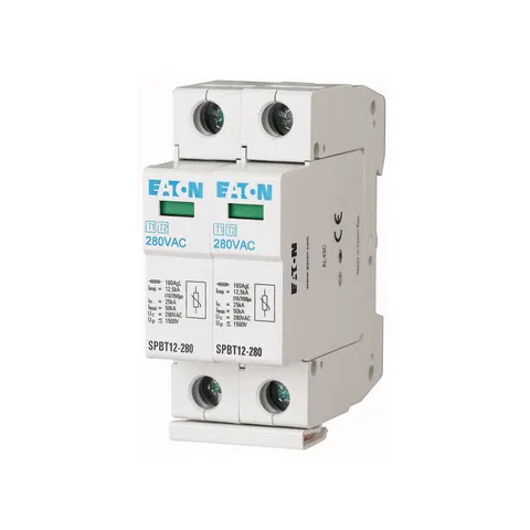 Ogranicznik przepięć typ 1+2 (klasa B+C) 2P 12,5kA 2M, SPBT12-280/2; EATON ELECTRIC