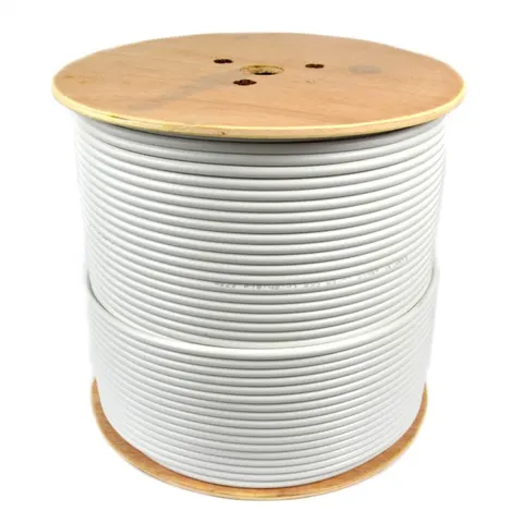Kabel koncentryczny biały tc680CU żyła 1,02mm - 500m