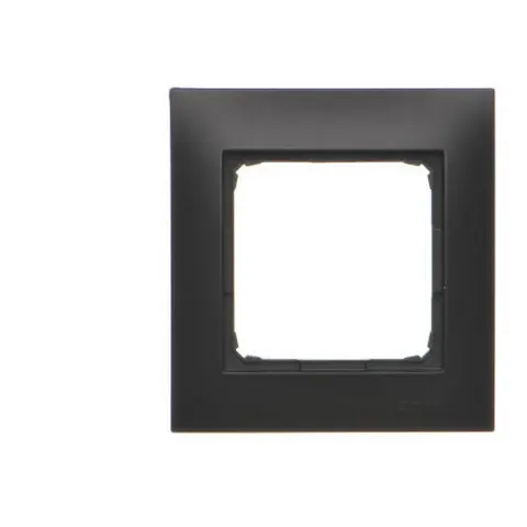 SIMON 54 Premium Ramka pojedyncza IP20 /IP44, czarny; DR1/49 KONTAKT-SIMON