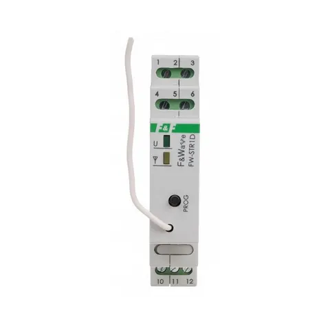 Radiowy sterownik rolet 230V- montaż DIN 85÷265V AC/DC
