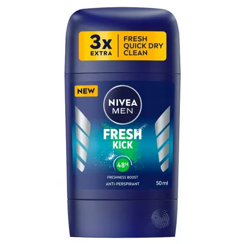 Nivea Men Fresh Kick antyperspirant w sztyfcie 50ml