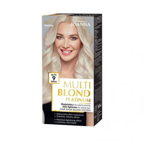 JOANNA Rozjaśniacz do włosów do 9 tonów MULTI BLOND PLATINUM