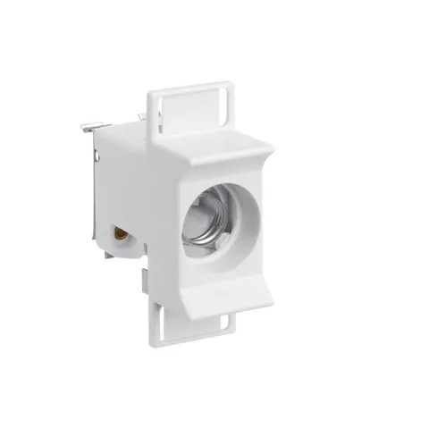 Gniazdo bezpiecznika ceramiczne D01/1 E14 1P 3168VR 16A 400VAC TS35 zaciski pałąkowe 4mm2; LD01K16-1AS, HAGER