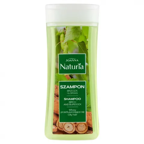 JOANNA NATURIA Szampon do włosów BRZOZA I ŁOPIAN, 200 ml