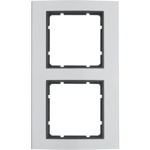 B.3 Ramka 2-krotna, alu/antracyt; 10123004, HAGER