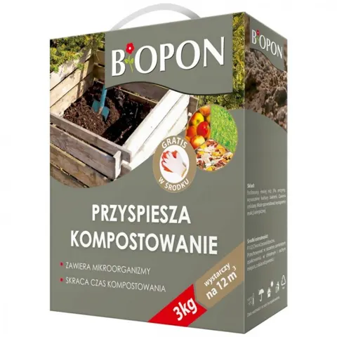 Biopon Preparat Przyspieszający Kompostowanie 3kg