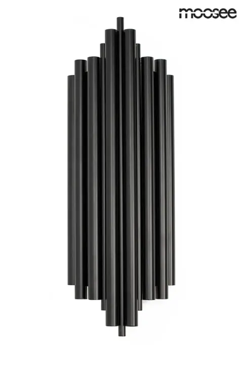 HARMONIC BLACK czarna lampa ścienna czarny kinkiet