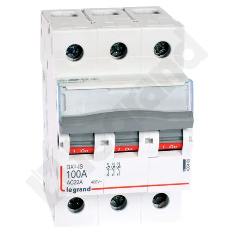 Rozłącznik izolacyjny modułowy 100A 3P 400VAC FR303; 406469 LEGRAND