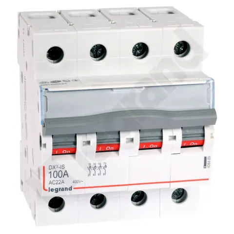 Rozłącznik izolacyjny modułowy 100A 4P 400VAC FR304; 406489 LEGRAND