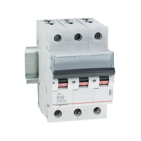 Wyłącznik nadprądowy 3P B 16A 6kA 400VAC S303 TX3; 403402 LEGRAND