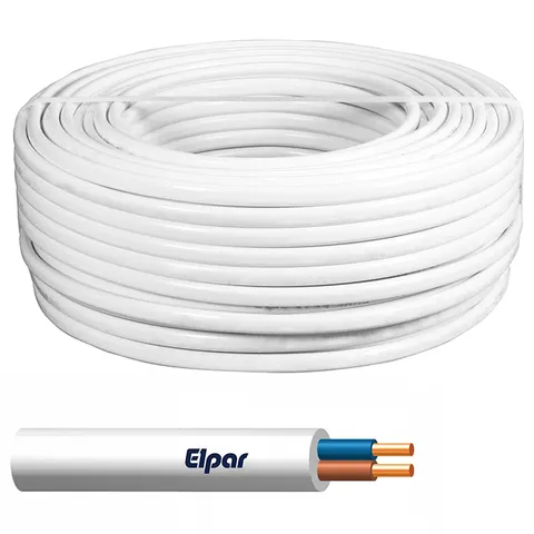Przewód YDY 2x1,5 450/750V instalacyjny okrągły biały; ELPAR