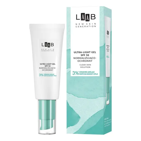 Oceanic Sp. z o.o - Laab Clear Skin Solution ultralekki żel SPF50 normalizująco-ochronny 40ml