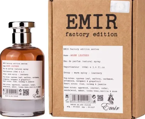 Paris Corner Emir Factory Edition Warm Leather 100ml Woda Perfumowana