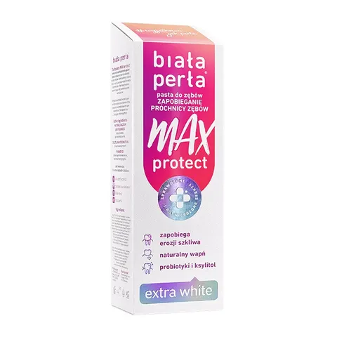 Vitaprodukt Sp. z o.o. - Max Protect Extra White wybielająca pasta do zębów 75ml