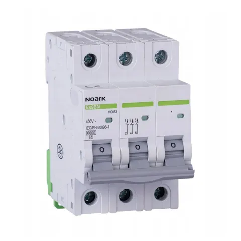 Wyłącznik nadprądowy 3P C 20A 6kA, Ex9BN 3P C20; 100144 NOARK ELECTRIC