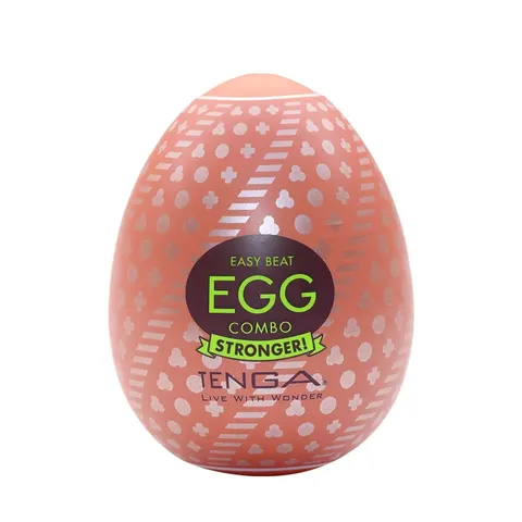 SCALA - Easy Beat Egg Combo Stronger jednorazowy masturbator w kształcie jajka