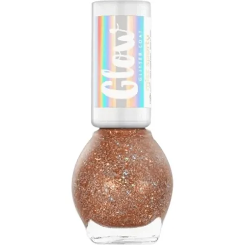 Coty Inc. - Glow Glitter Coat lakier do paznokci 040 Golden Warmth 7ml