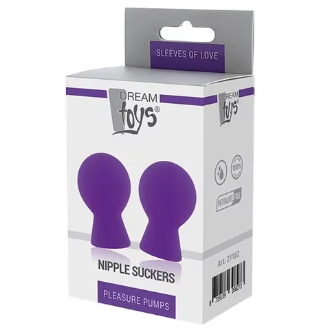 Tonga - Pleasure Pumps Nipple Suckers pompka do sutków Purple 2szt.