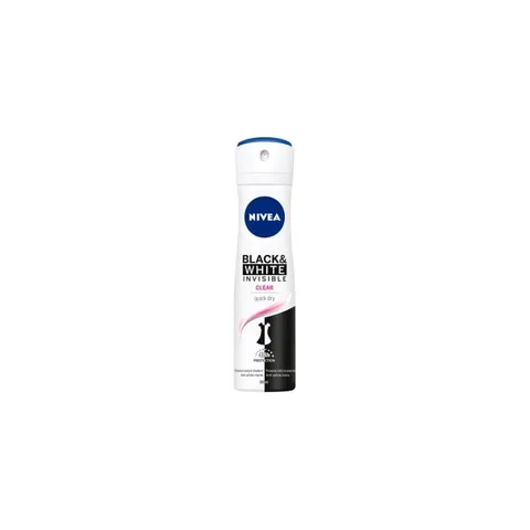 Nivea Black&White Invisible Clear antyperspirant spray 150ml
