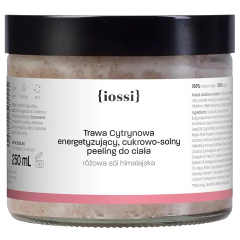 IOSSI Sp. z o. o. - Trawa Cytrynowa energetyzujący peeling cukrowy do ciała 250ml