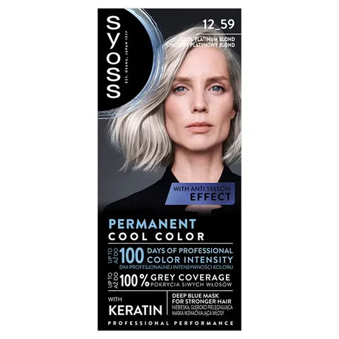 Henkel AG & Co. KGaA - Permanent Cool Color farba do włosów 12_59 Chłodny Platynowy Blond