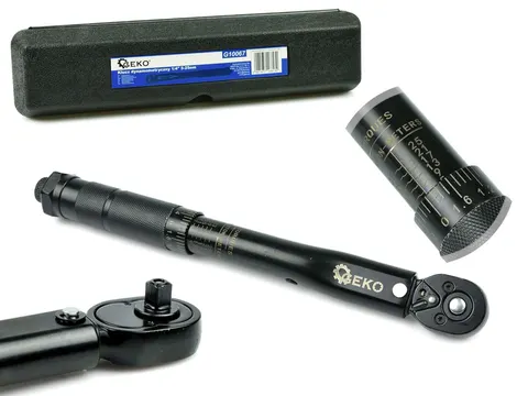 Klucz dynamometryczny 1/4" 5-25nm Black HD Geko