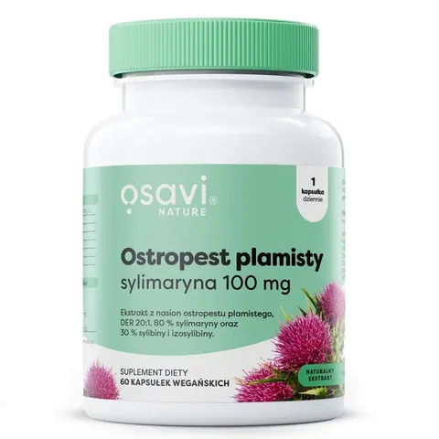 OSAVI Ostropest plamisty, sylimaryna 100 mg (60 kaps.)