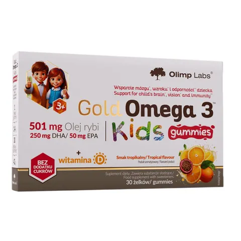 OLIMP LABORATORIES Sp. z o. o. - Gold Omega 3 Kids suplement diety 30 żelków