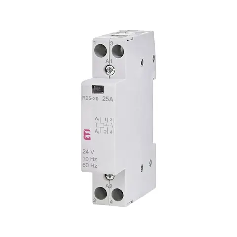 Stycznik modułowy 25A 24VAC 2P 2NO (2Z 0R) 1M, R25-20 24V; 002463501 ETI