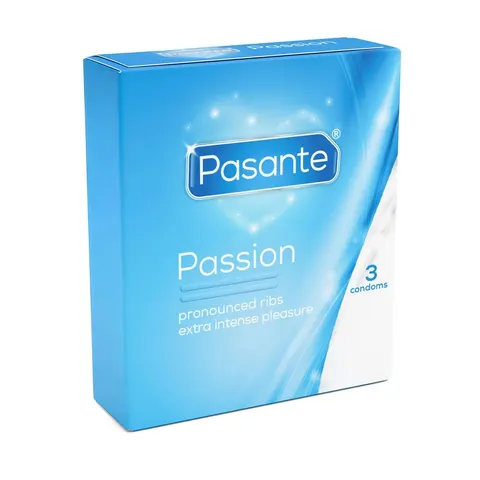 Ohio sp. z o.o. - Passion prezerwatywy prążkowane 3szt