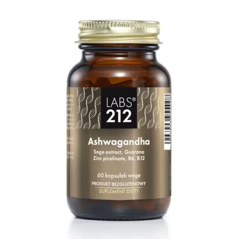 LABS212 Sp. z o. o. - Ashwagandha suplement diety 60 wege kapsułek