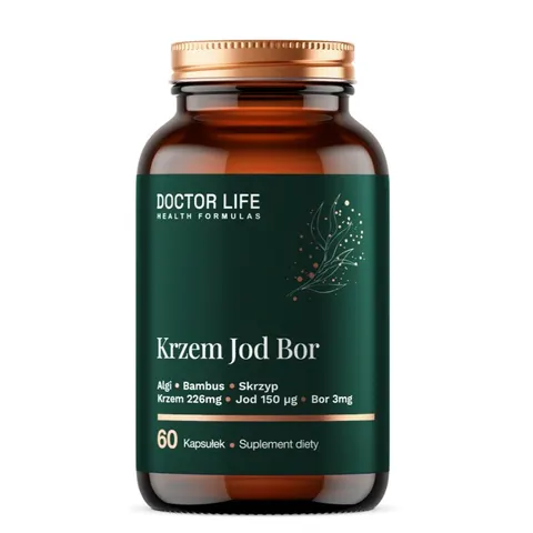 Dr.Life Health Ltd - Krzem Jod Bor suplement diety 60 kapsułek