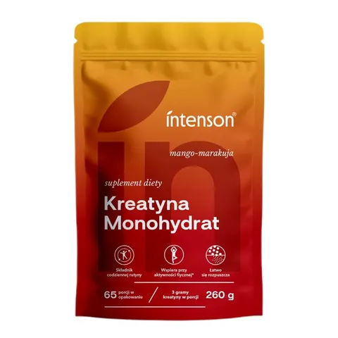 KREATYNA MONOHYDRAT S.MANGO-MARAKUJA 260G INTENSON